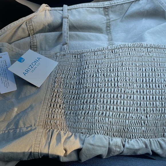 Arizona Womens Sleeveless Cargo Dress Juniors - Picture 3 of 10